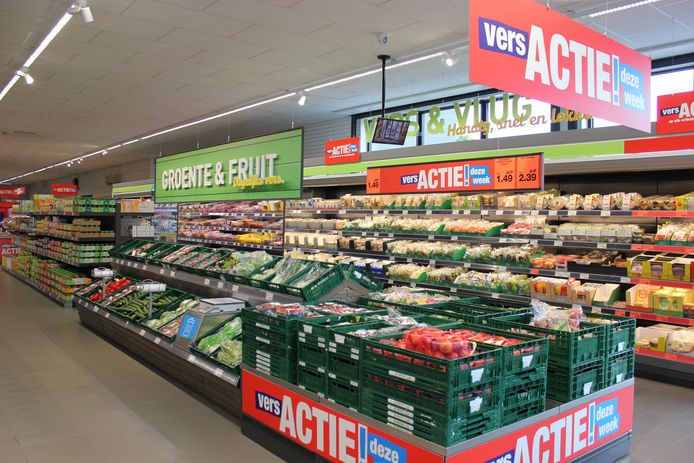 De Aldi heropent.
