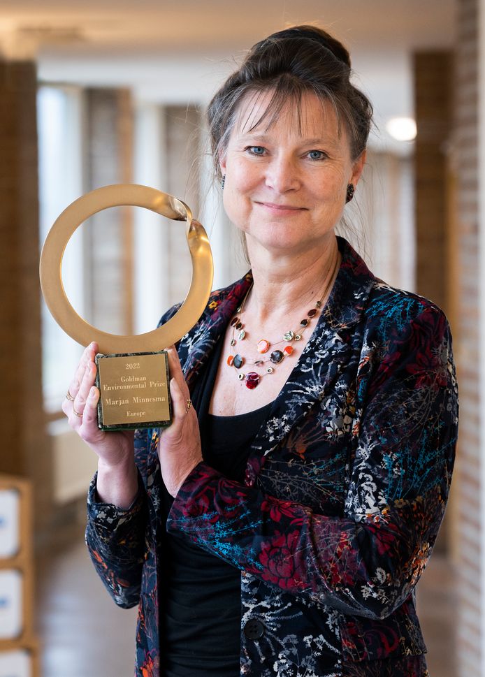 Marjan Minnesma met The Goldman Environmental Prize.