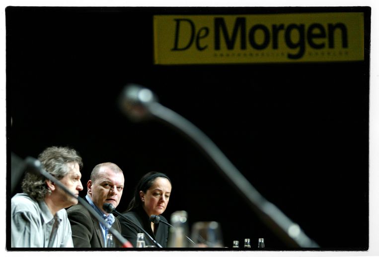 Rudy Collier, Yves Desmet en Ann De Graaf. Beeld Tim Dirven
