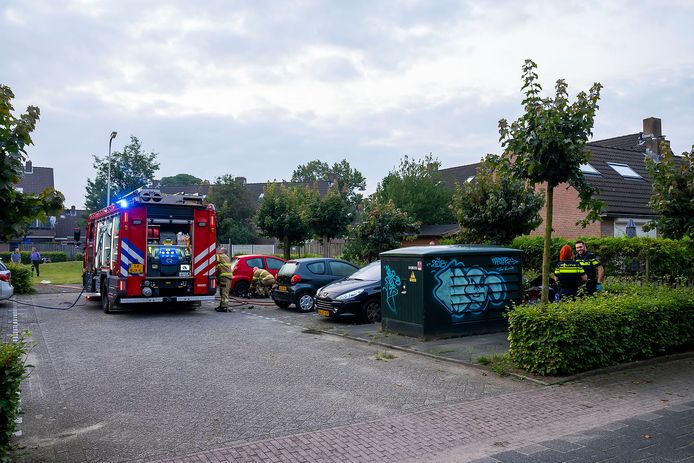 De korte maar felle brand veroorzaakte de nodige schade.