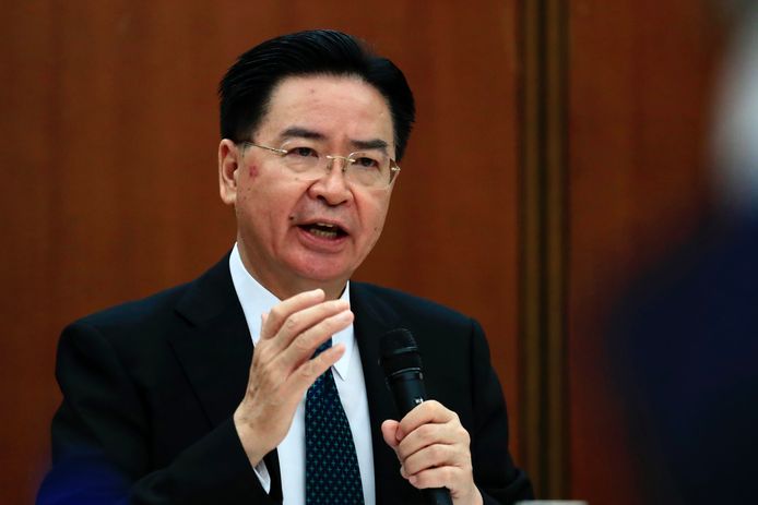 De Taiwanese minister van Buitenlandse Zaken Joseph Wu