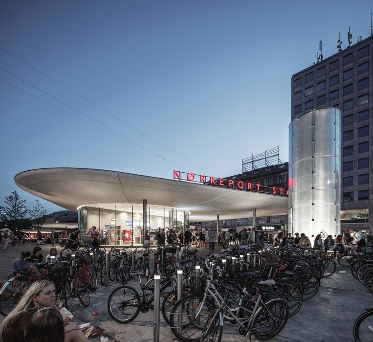 Nørreport station in Kopenhagen. Beeld Rasmus Hjortshøj - COAST/Courtesy of BYCS