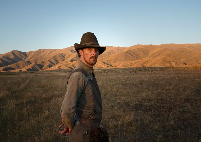 Benedict Cumberbatch, die in ‘The Power of the Dog’ een zonderlinge rancher vertolkt, maakt kans op de Oscar voor beste acteur.