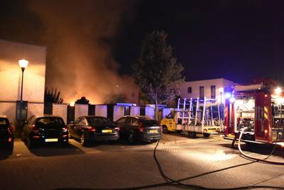 Vier schuurtjes afgebrand Kinksstraat Nijmegen-Lent