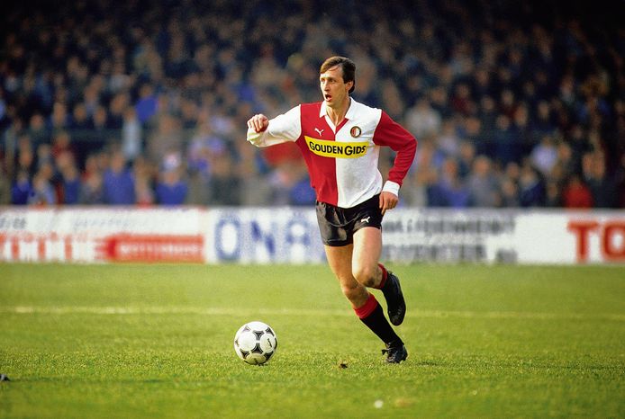 'De Verlosser' in het shirt van Feyenoord.