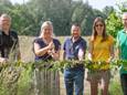 Het nieuwe wandelpad in de Wellemeersen werd geopend.