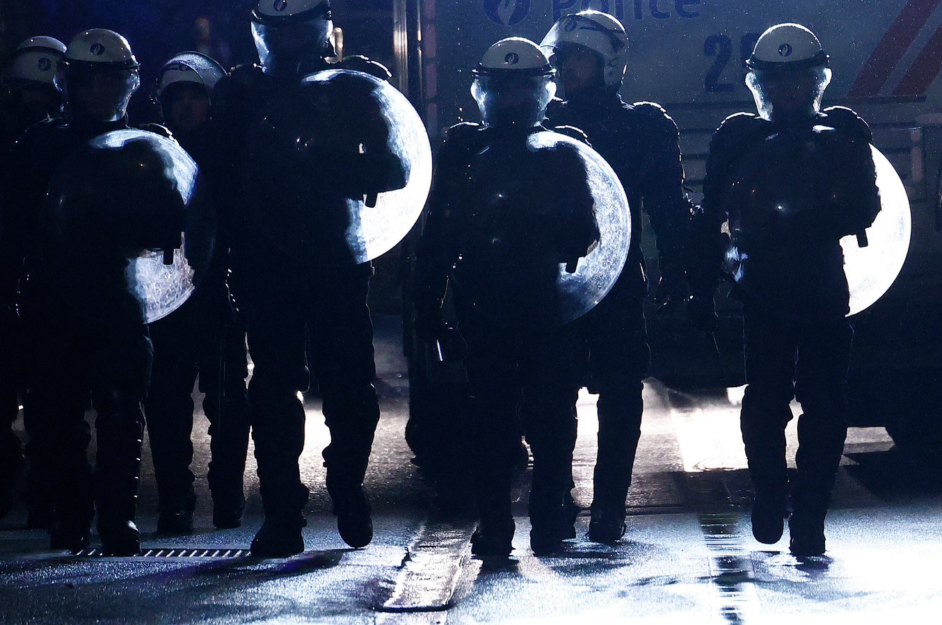 Bruxelles, ce mardi soir.