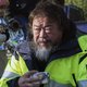 Kunstenaar Ai Weiwei poseert als verdronken Syrische peuter