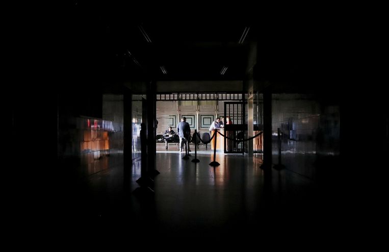 Venezuela werd maandag opnieuw getroffen door een grootschalige stroompanne. Beeld REUTERS