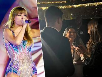 KIJK. Amerikaans koppel trouwt tijdens concert van Taylor Swift: “Hoezo ging mijn verloofde hiermee akkoord?”