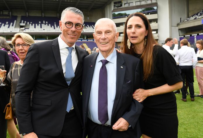 22 juni 2016: Michel Verschueren met zoon Michael en diens vrouw Stephy aan de zijde.