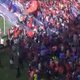 Toeschouwers gewond bij instorten tribune Osasuna