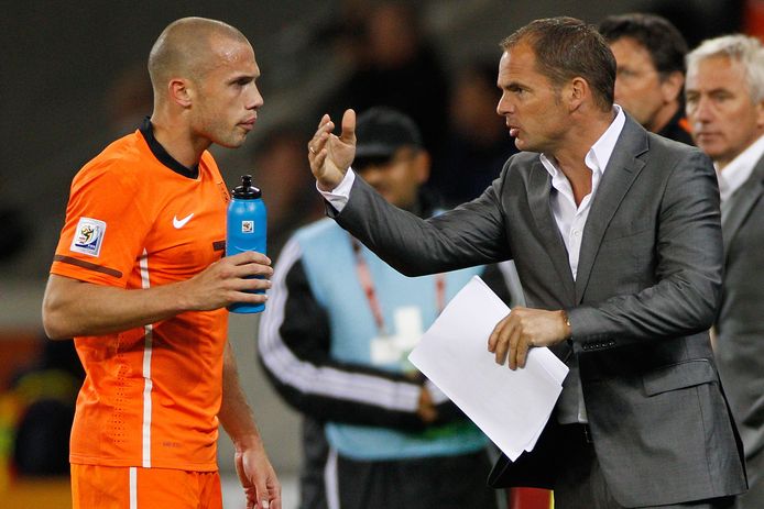 Frank de Boer was tijdens het WK van 2010 assistent van Bert van Marwijk.