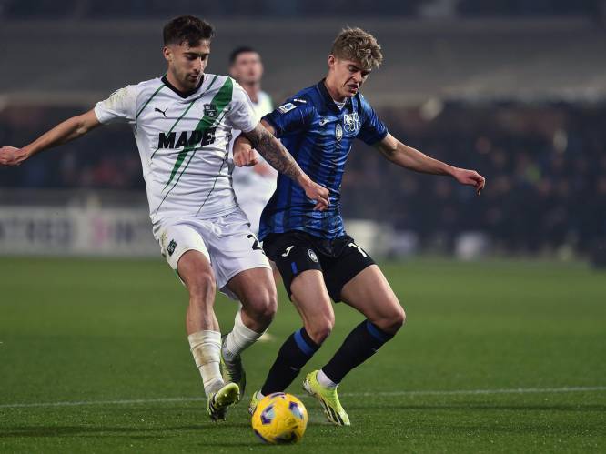 Geen hoofdrol deze keer voor De Ketelaere, Atalanta wint makkelijk van laagvlieger Sassuolo