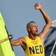 Windsurfer Kiran Badloe pakt zijn gouden medaille