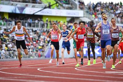 WK-debutant Ruben Verheyden komt één honderdste tekort voor halve finales 1.500m, ook nationaal recordhouder Ismael Debjani meteen uitgeschakeld