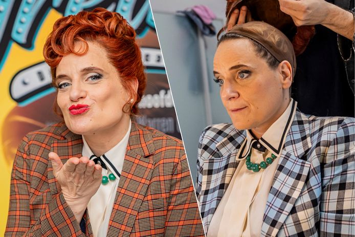 IN BEELD. Zo wordt Ruth Beeckmans getransformeerd in Miss Lynch voor de ...