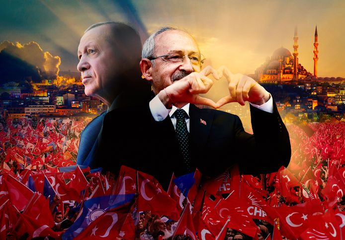 Recep Tayyip Erdogan en Kemal Kiliçdaroglu.