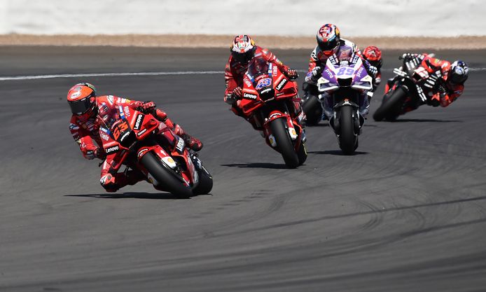 Francesco Bagnaia (links).