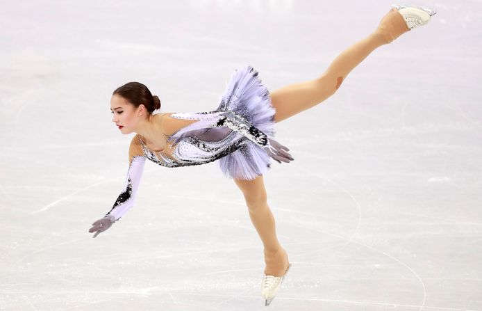 Kunstschaatsster Alina Zagitova.