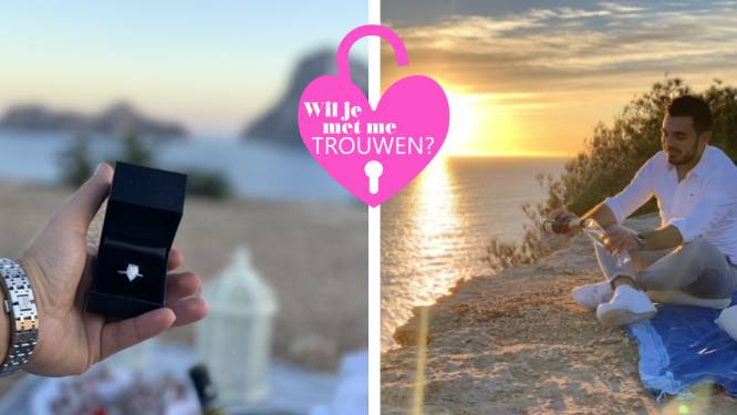 Ruben vraagt Genny ten huwelijk op haar favoriete plek op Ibiza. “Het duurde zo lang voor hij dé vraag stelde”