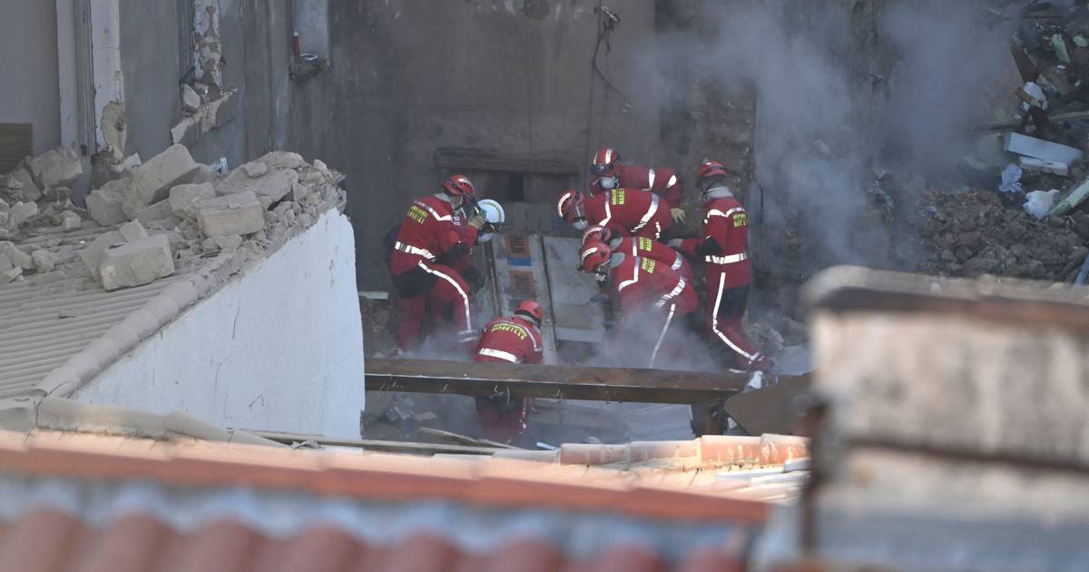 Two bodies were found under the rubble of a collapsed apartment building in Marseille  outside