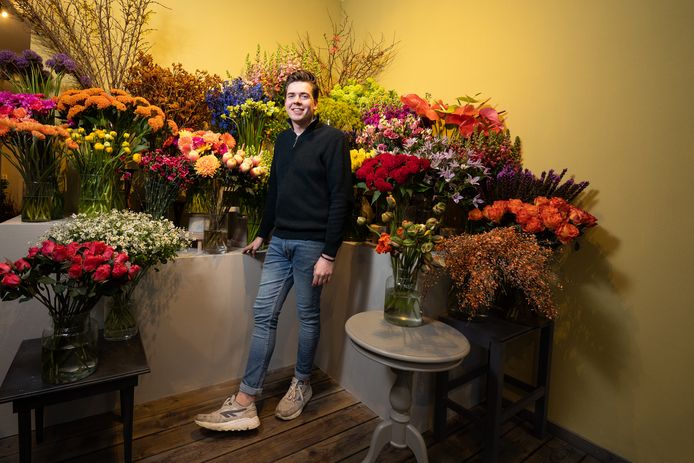 bloemenzaak met nieuwe eigenaar Stein Zwitserlood. Arnhem