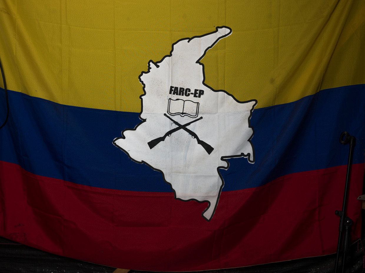 De gevreesde FARC-vlag. Beeld ©Newsha Tavakolian / Magnum Pho