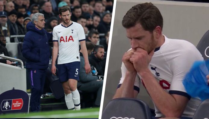 Jan Vertonghen is erg teleurgesteld na vroege wissel