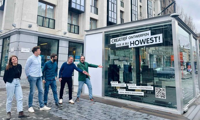 Howest-designopleidingen zetten zich in kiosk in de kijker