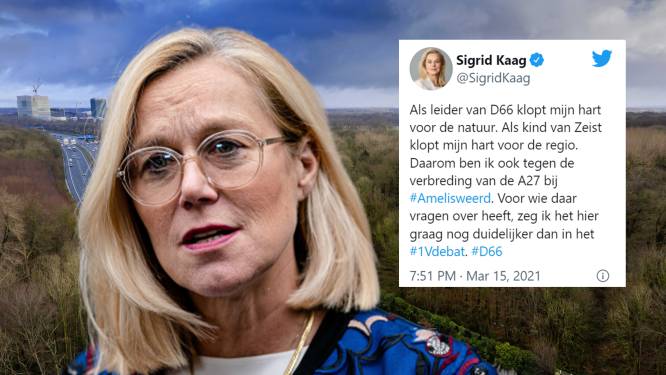 Hoe één tweet van Sigrid Kaag de lobby en het protest tegen verbreding Amelisweerd nieuwe zuurstof gaf