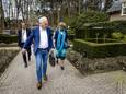 Piet Adema, minister van Landbouw, Natuur en Voedselkwaliteit, arriveert in Ermelo voor een overleg over het landbouwakkoord.