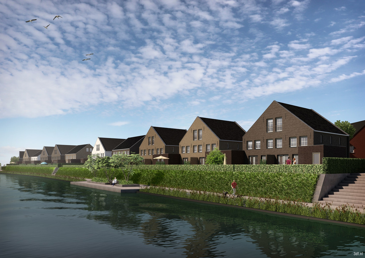 Riant wonen, pal aan de Nieuwe Maas in deze huizen kan het Foto pzc.nl