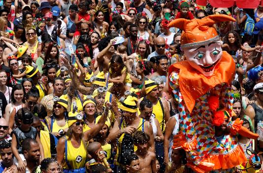 Archiefbeeld. Het straatcarnaval van Rio. (16/02/2020)

