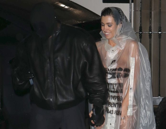 Kanye West e Bianca Sensori, all'inizio di questo mese.