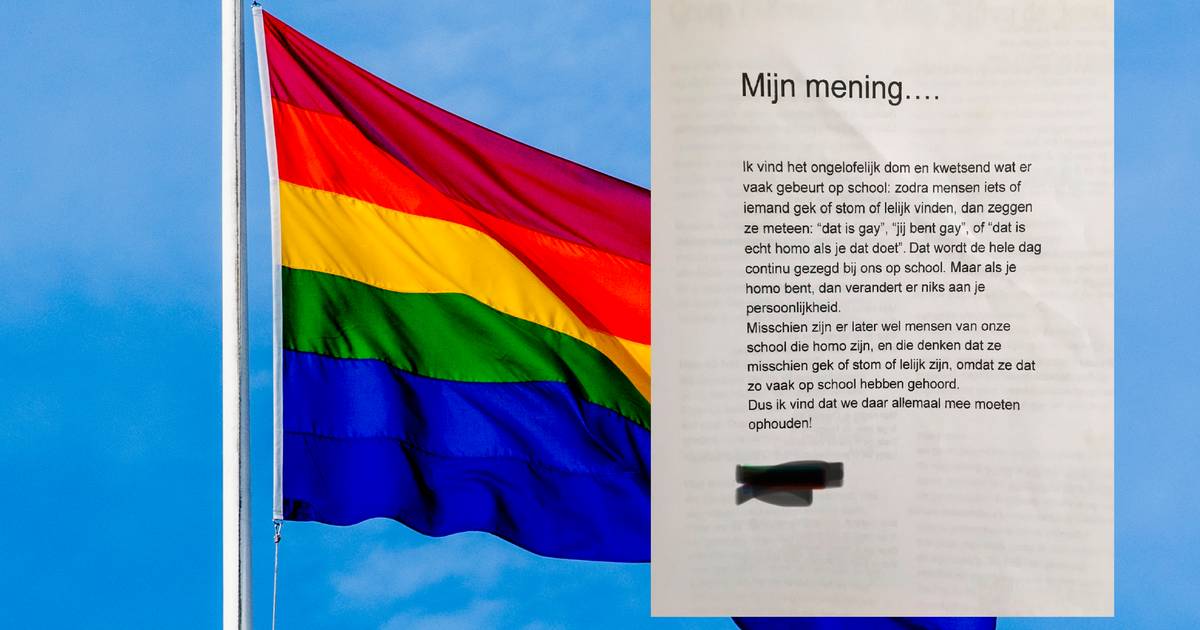 Scholier 11 Gaat Viral Met Ontroerend Betoog Over Homodiscriminatie Je Mag Op Iedereen Verliefd Zijn Brabant Bndestem Nl