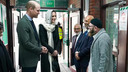Le prince William et Kate Middleton au centre islamique Hayes.