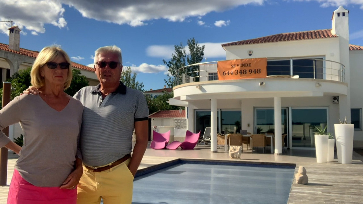 Magda en Dirk hadden 800.000 veil voor een villa in Portugal. Beeld SBS BE