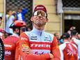Bauke Mollema in het shirt van Trek - Segafredo tijdens de Giro.