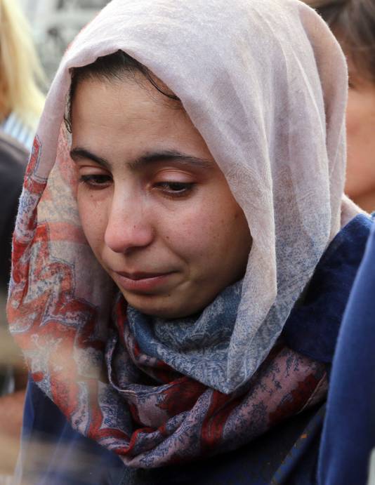 Fatima, zus van de doodgeschoten Mohammed Hamychi.