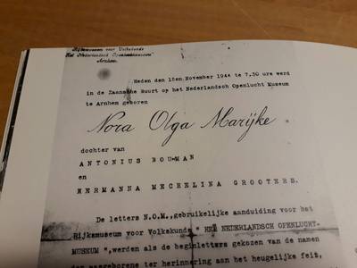 Openluchtmuseum op zoek naar Nora het NOM-meisje