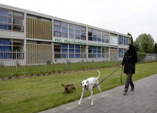 Het gebouw van de Ibn Ghaldoun-school.