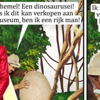 Een klassieker van Jeroom: ‘Als ik dit dinosaurusei kan verkopen aan een museum, ben ik rijk’