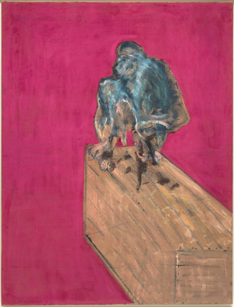 Francis Bacon, Study for Chimpanzee, 1957. Beeld © The Estate of Francis Bacon. All rights reserved.
