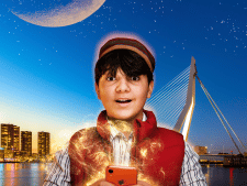 In de nieuwe show van jeugdtheater Hofplein gaat Alladin stelen uit containers in de haven