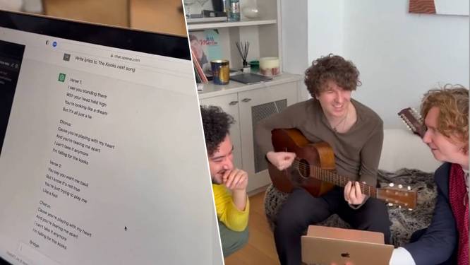 The Kooks laten volgende hit schrijven door ChatGPT én dat klinkt zo: “I’m falling, falling for The Kooks!”