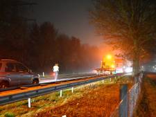 N36 bij Almelo deels dicht door vrachtwagen met pech