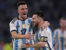 Messi geeft shirt en complimenten aan Curaçao-doelman Room na hattrick en 100ste goal: ‘Droom die uitkomt’