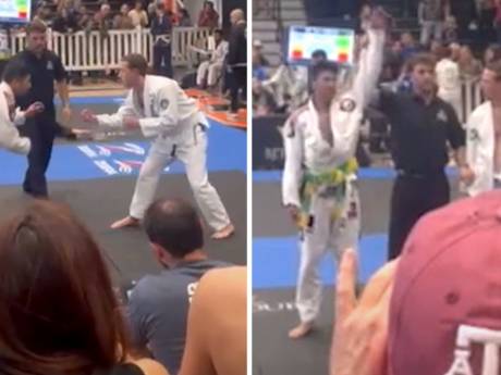 Mark Zuckerberg irrité par l'arbitre lors d'une compétition de jiu-jitsu brésilien