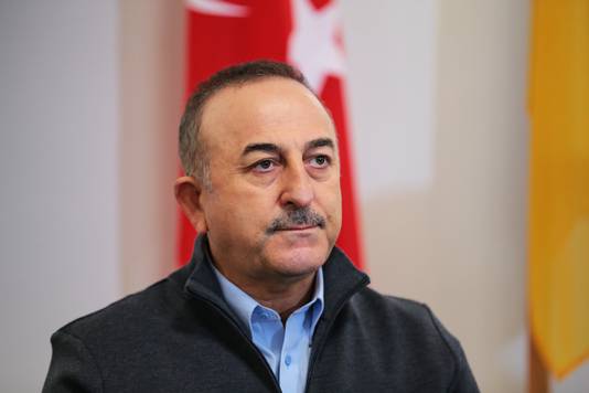 Turks minister van Buitenlandse Zaken Mevlut Cavusoglu.